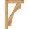 Ekena Millwork Westlake Block Rough Sawn Bracket, Western Red Cedar, 4"W x 24"D x 36"H BKT04X24X36WTL05RWR - alternate 3